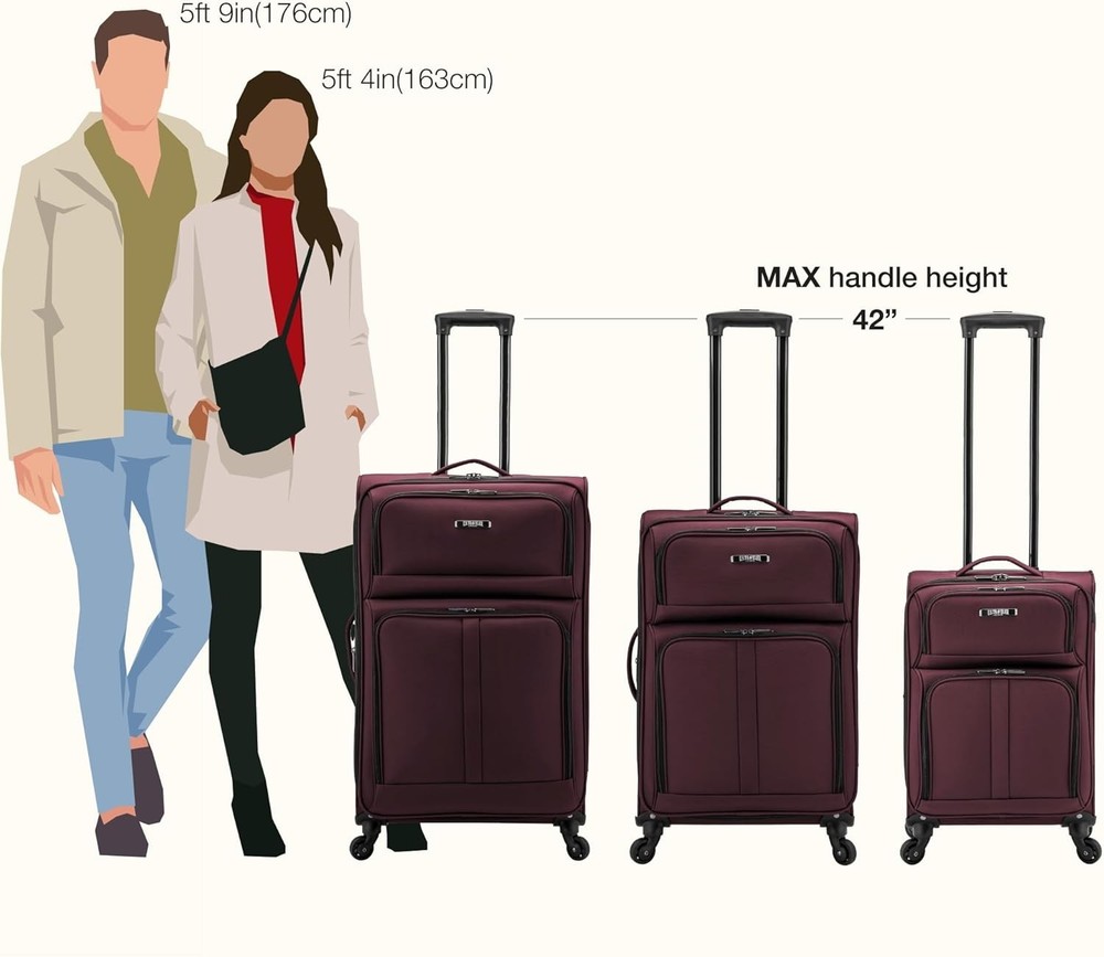 Anzio Spinner Suitcase - Lightweight & Water-Resistant
