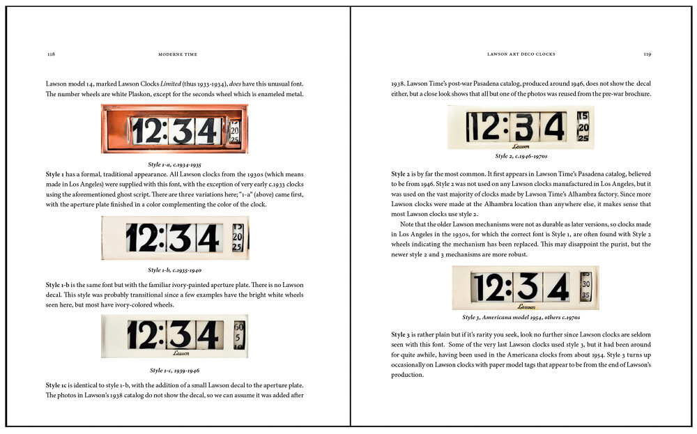 THE LAWSON CLOCK BOOK