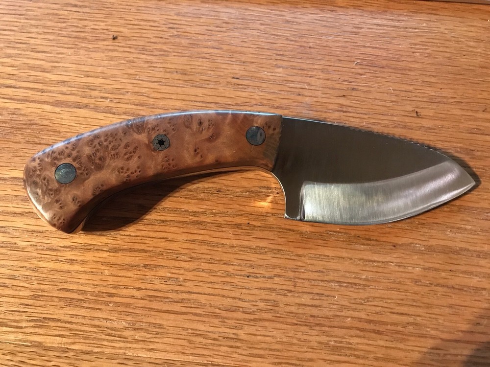 Custom Made Knife THUYA BURL HANDLE