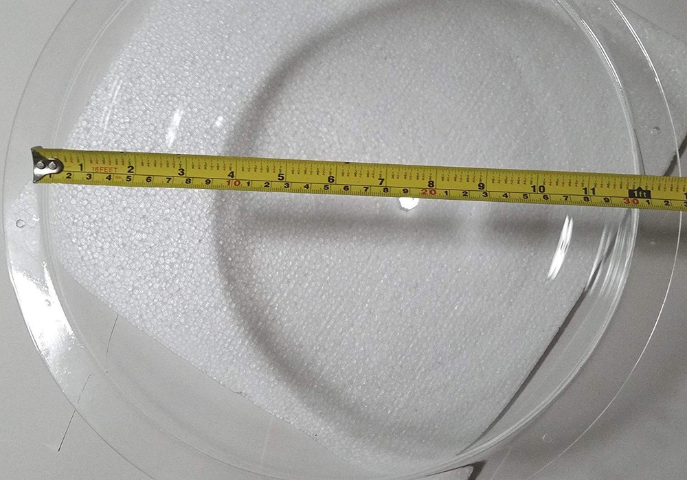 Supremetech Acrylic Dome/plastic Hemisphere - Clear - 12" Diameter, 3/