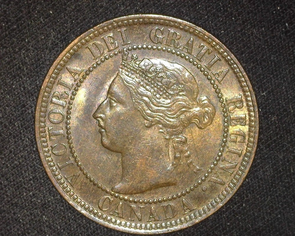 CANADA 1900-H LARGE CENT KM7 CHOICE UNCIRCULATED ~K1
