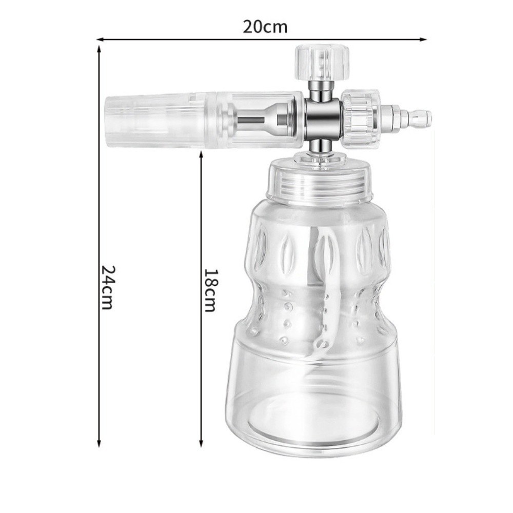 1L Foam Can Accessory for Pressure Washer with Adjustable Spray Settings
