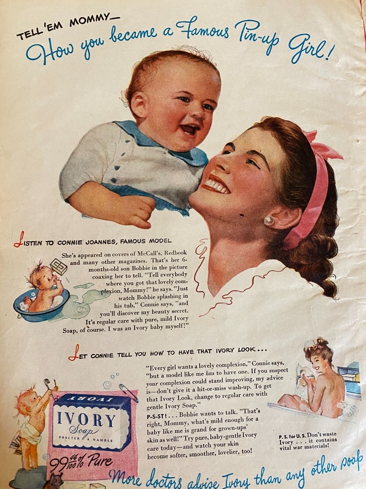 Ivory Soap, Full Page Vintage Print Ad