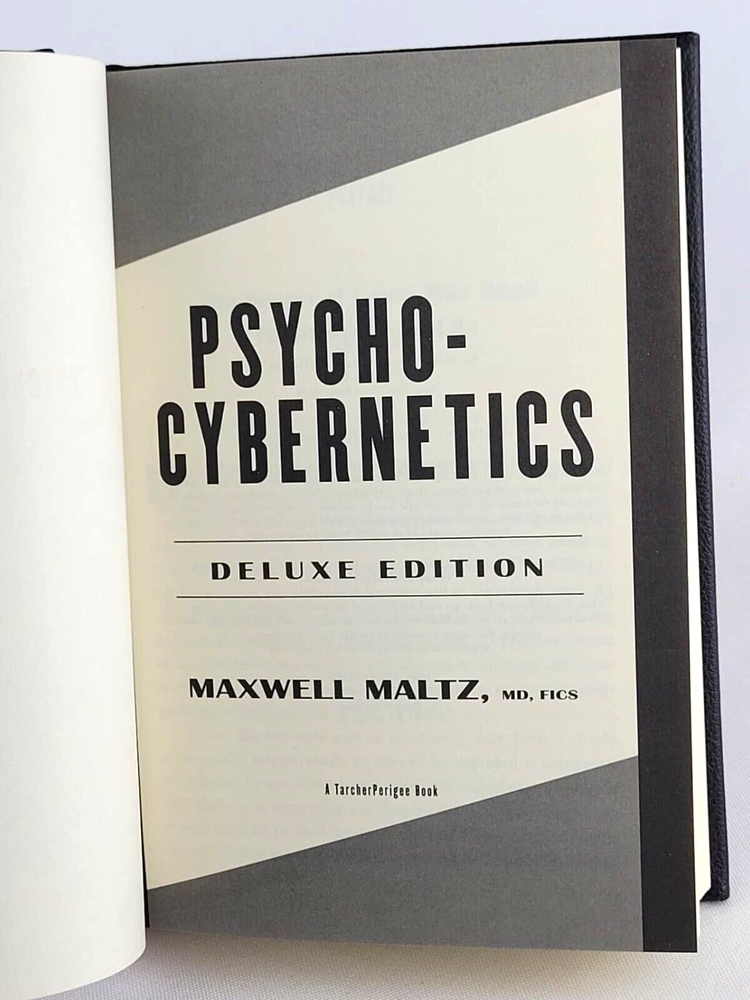 PSYCHO-CYBERNETICS by Maxwell Maltz Leather Bound Classic Deluxe Edition NEW