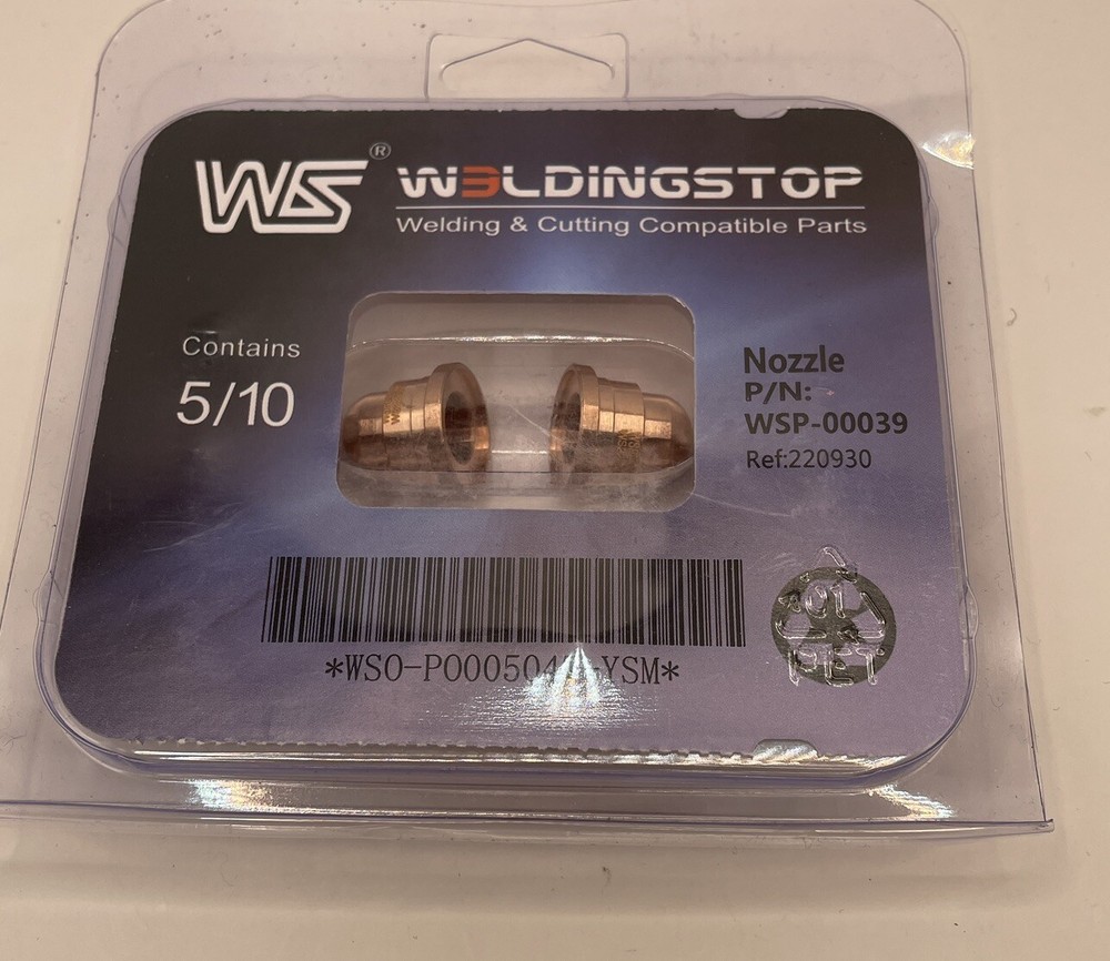 WS WeldingStop Plasma Cutter Electrode Nozzle Tips WSP-20019 10 PCS