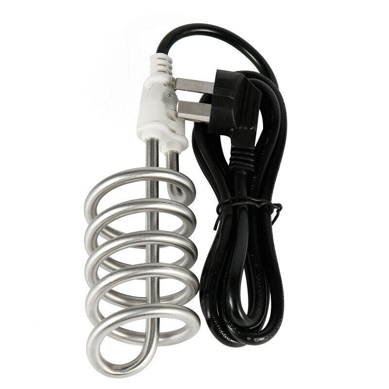 Fast Heating Travel Water Immersion Heater - Stainless Steel Portable System