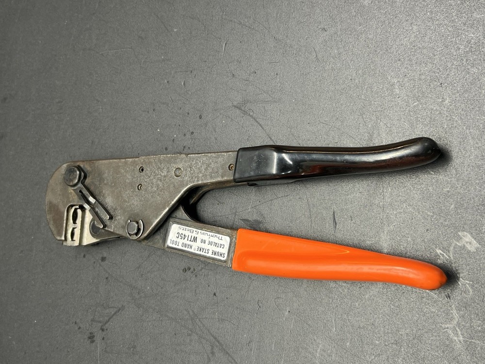 WT145A Thomas & Betts Manual Ratcheting Crimper, Shure-Stake