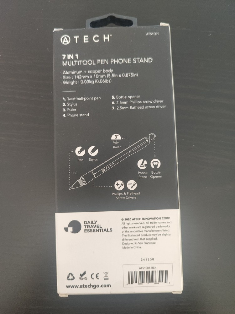 [NEW] A TECH Multitool Pen 7-in-1 Phone Stand