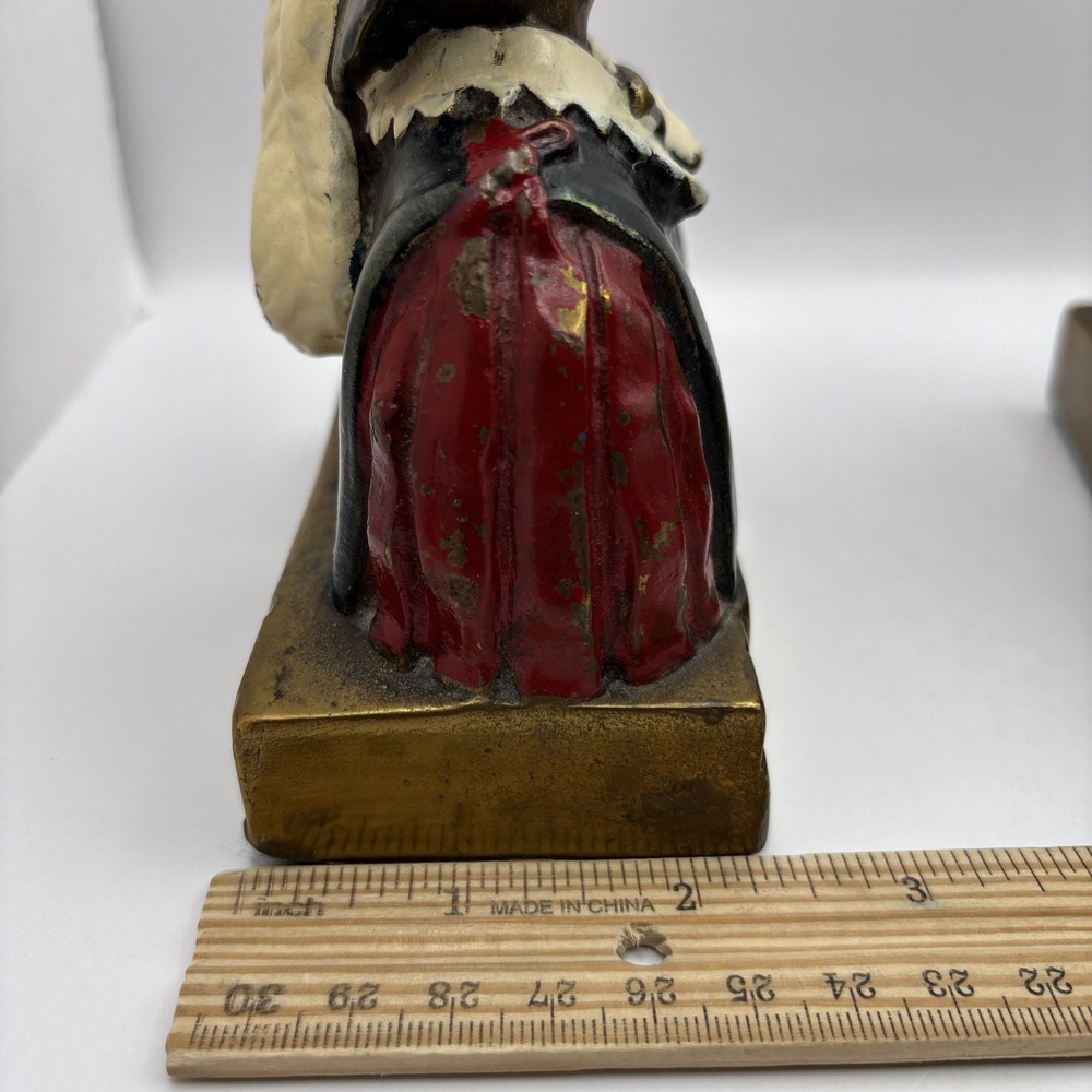 Bronze Herzel Shakespeare Bookends Vintage