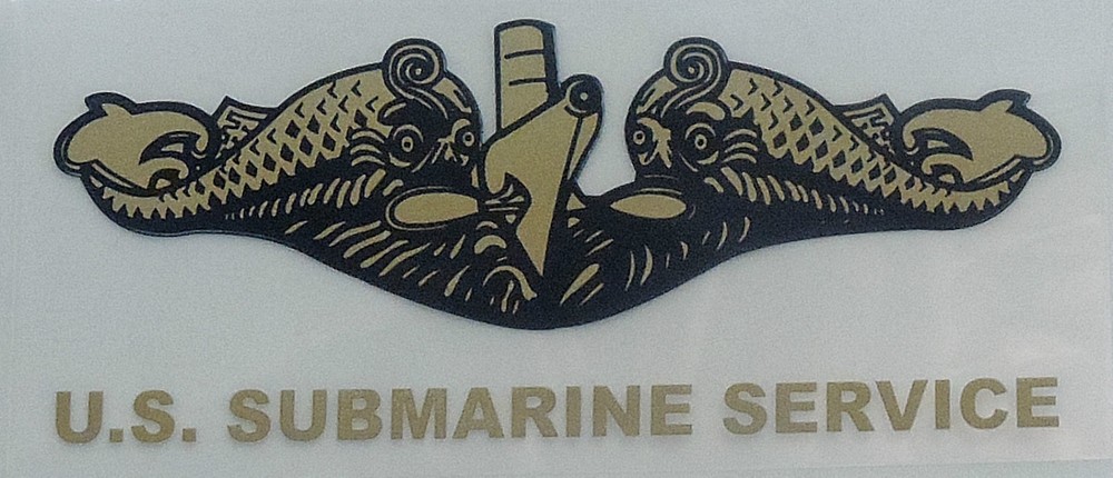 U.S. Submarine Service Officer Dolphin Decal