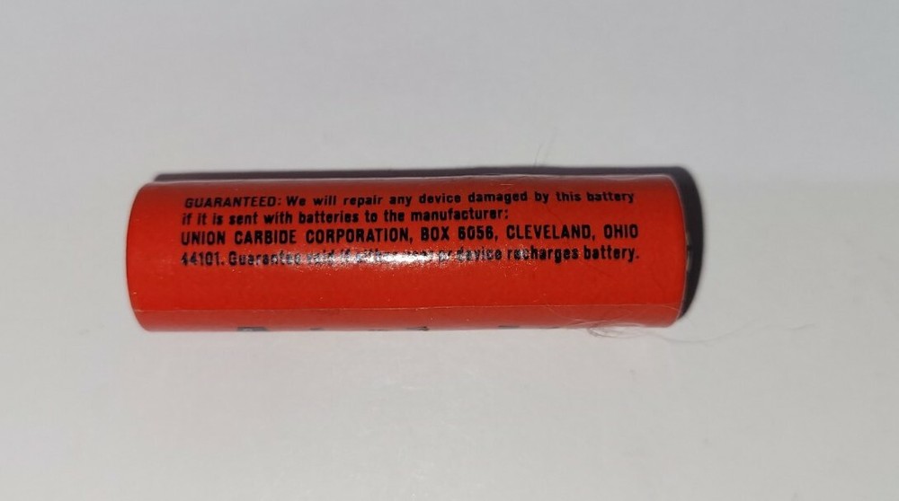 Eveready Red AA Black Cat Battery (non-functional)