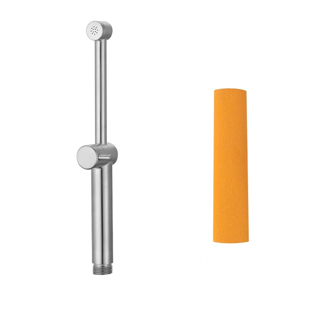 Stainless Steel Handheld Bidet-Specific Sprayer Head with Knob Handle for Pre...