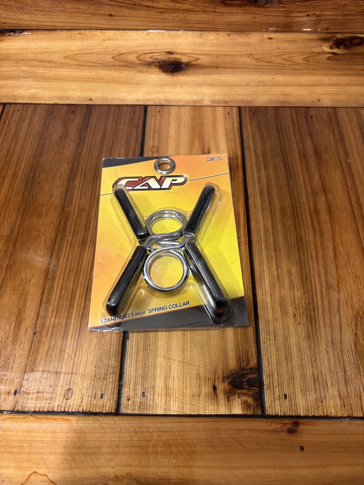 CAP Olympic Size Spring Collar 2" Bar Clamp + Standard 1" Spring Collar