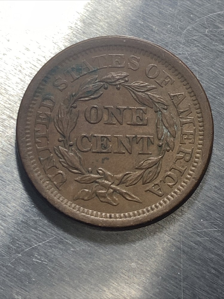 1855 large cent