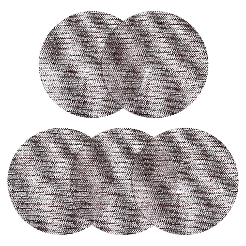 5 Pcs 5 Inch Grid Sanding Discs, 80 Grit Wall Sanding Discs