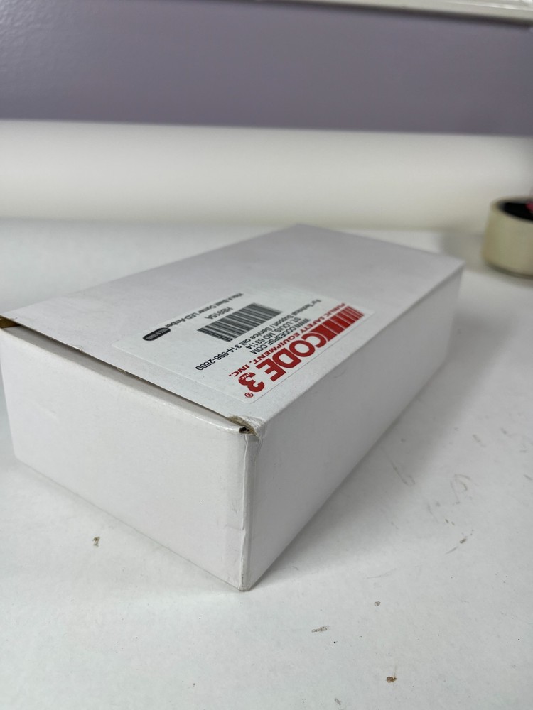 Code 3 HB915A Hide-A-Blast Corner LED Amber Strobe Warning Light