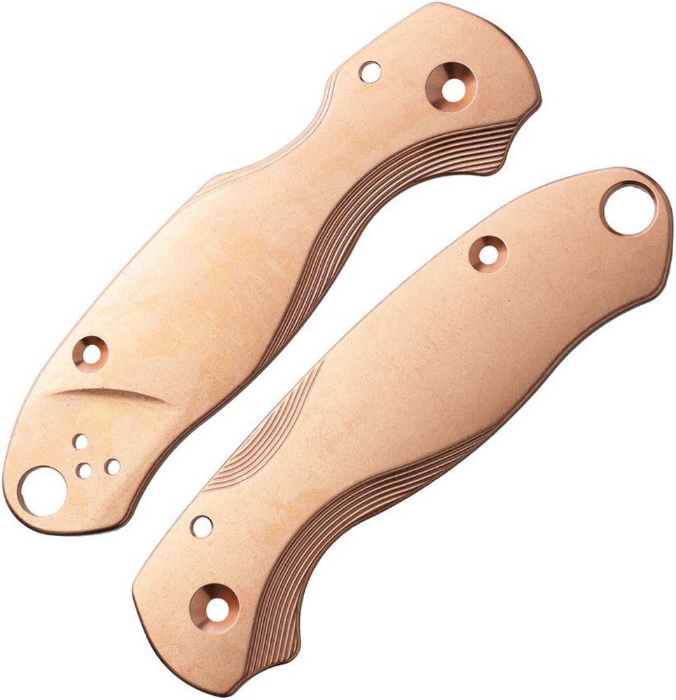 Flytanium Paramilitary 3 Copper Construction Lotus Handle Scales - FLY-1015