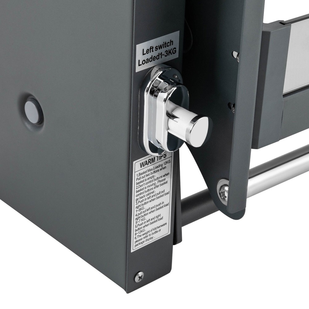 Pull-Out Cabinet Shelf Drop Down Shelf Pull-Down Lift for Kitchen Cabinet 2-tier