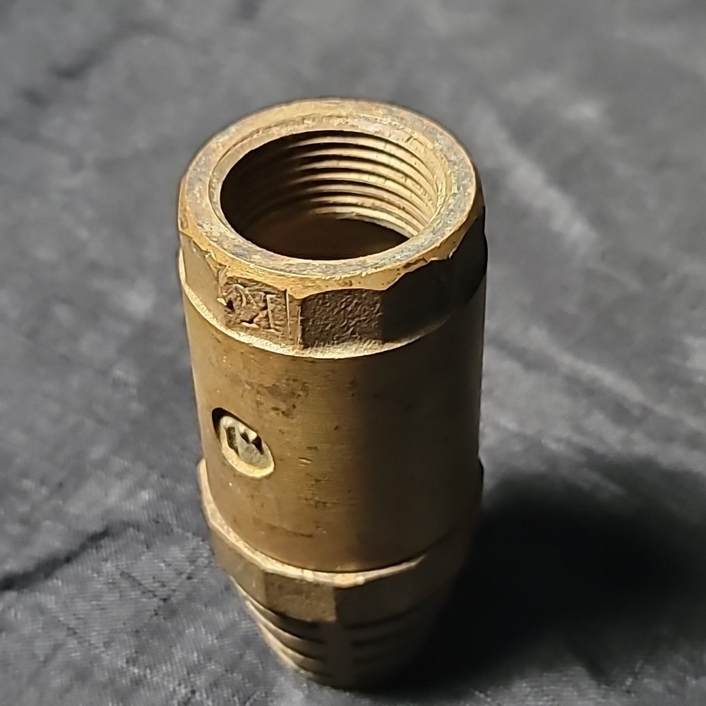 1" Cast Brass Foot Valve