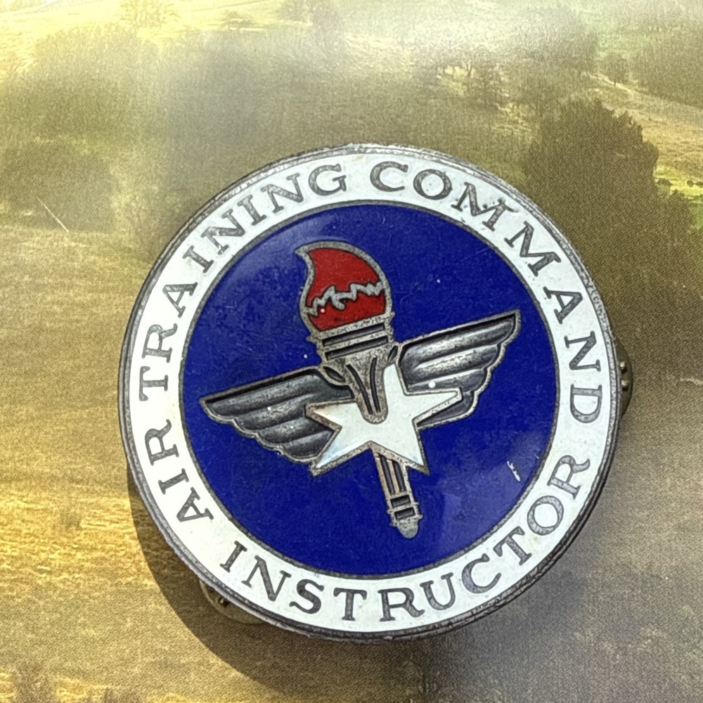 USAF Air Education And Training Command Master Instructor Insignia Badge Metal
