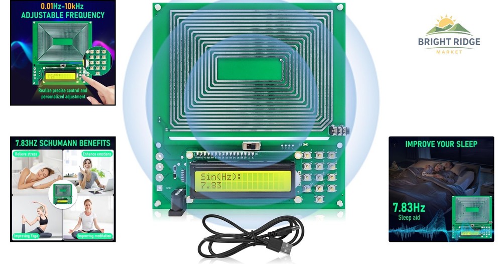 Adjustable Frequency Generator for Brain Wave Synchronization and Relaxation