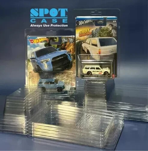 Hot Wheels Protector Case 10-PIECE COMBO-PACK SpotCase™ 5 MAINLINE & 5 PREMIUM