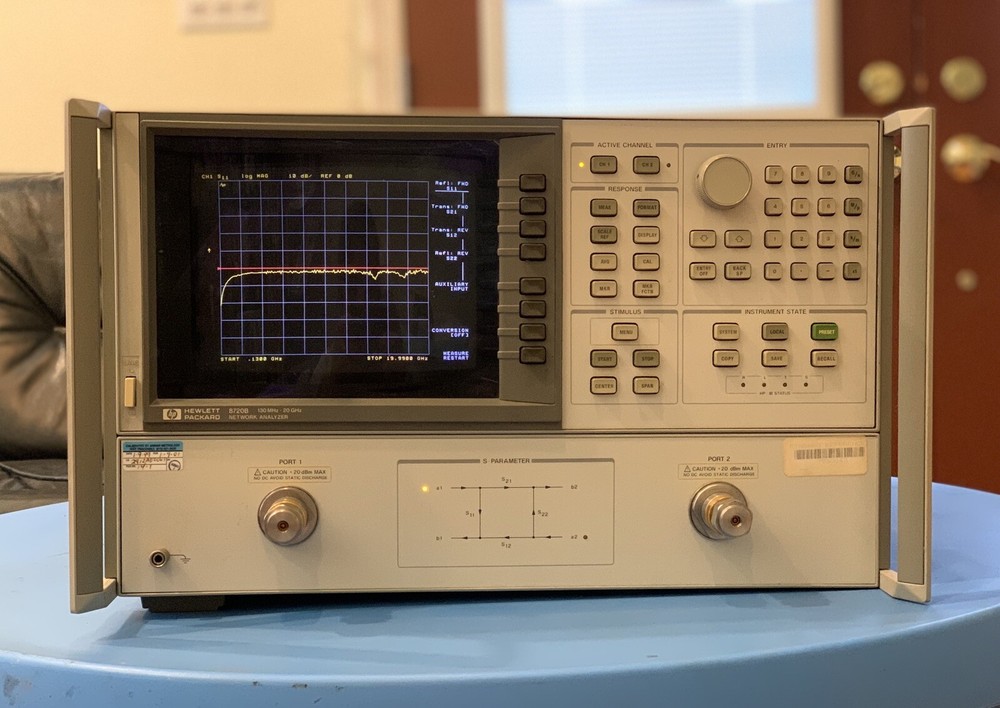 HP 8720B NETWORK ANALYZER 130 MHz-20 GHz