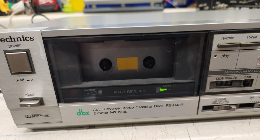 💥 Technics RS-B48R Stereo Cassette Deck, Records & Sounds Great, TECH TESTED