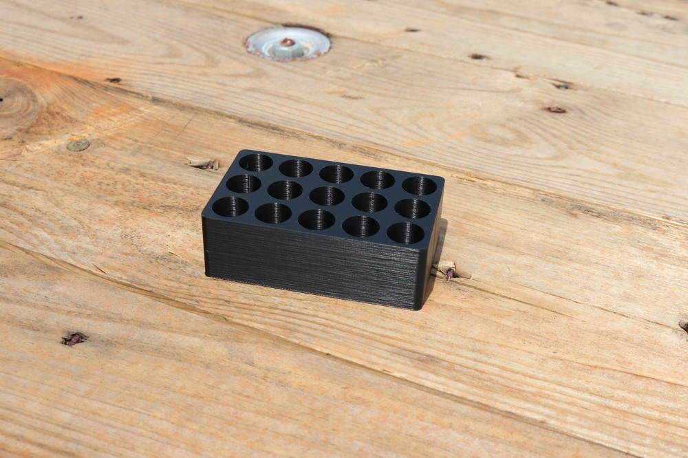 AA Battery Organizer (15 Capacity)