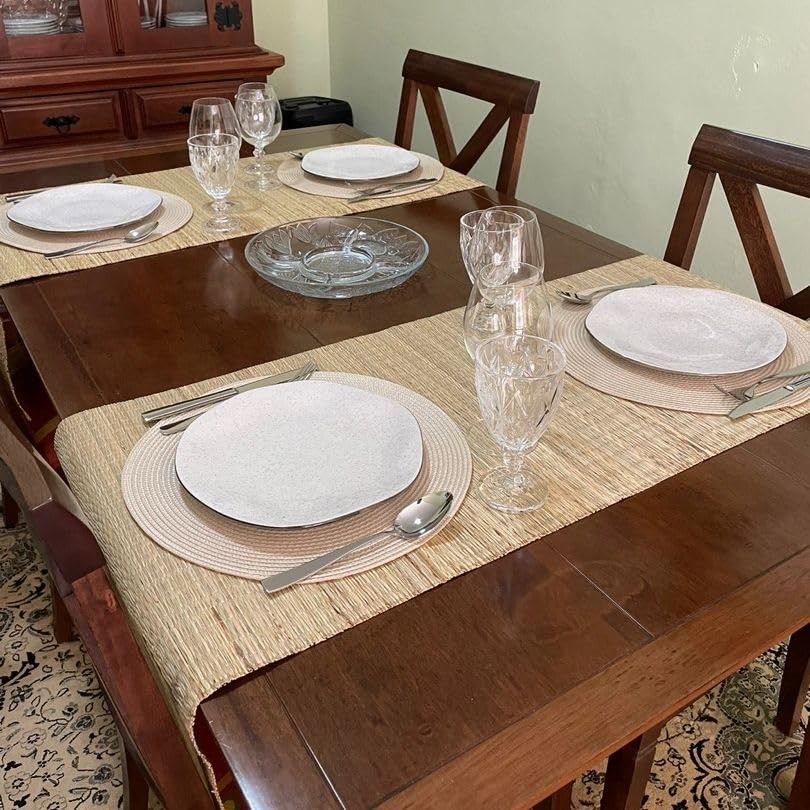 Junco Table Runner 1.50mt x 40cm Natural Fiber Dining Decor