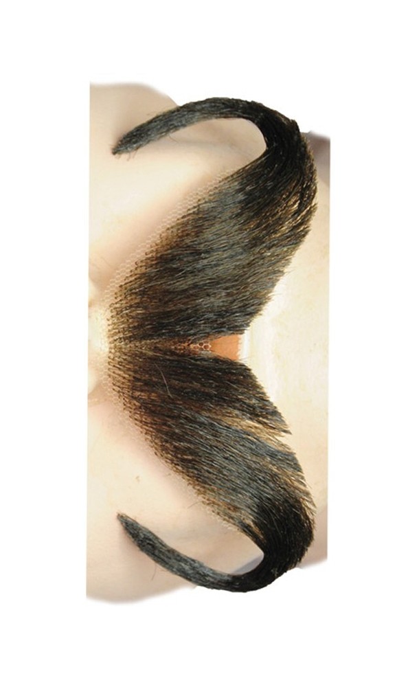 Handlebar Mustache - Blend - Lacey Wigs