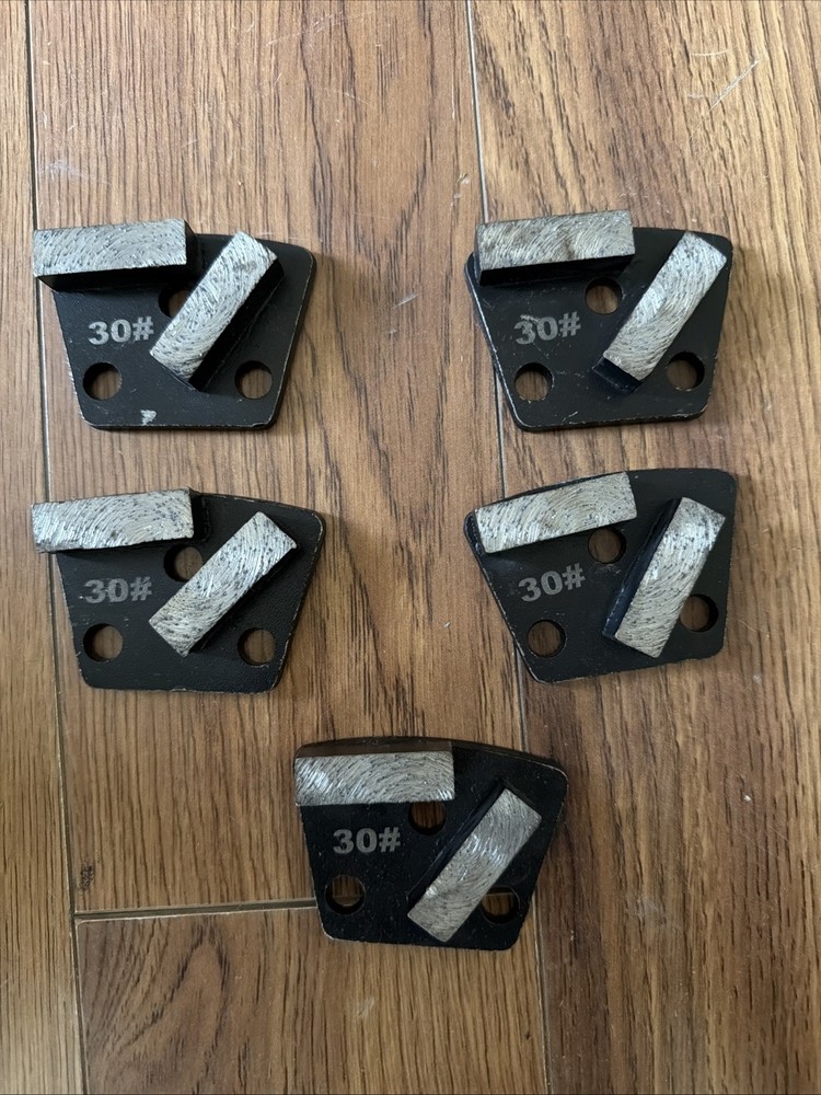 30 grit medium bond double Bar segment ( LOT OF 5 )