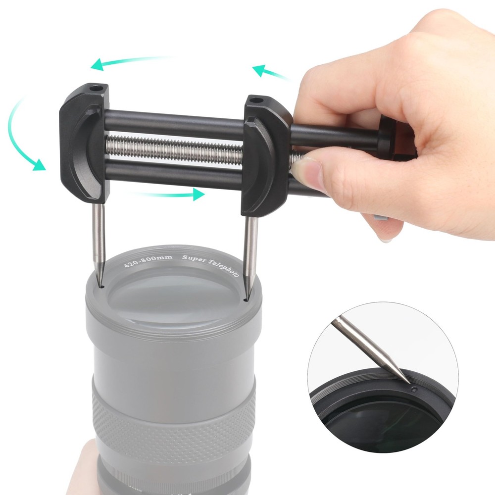 Multi-Function Lens Repair Tool Camera Lens Vise Tool Kit Lens Filter Spanner...