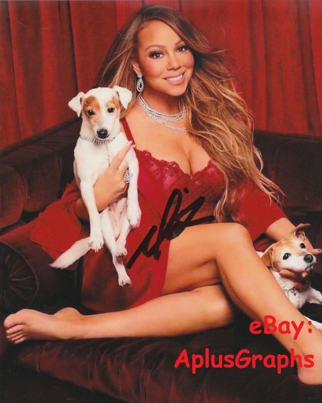 MARIAH CAREY... Barefoot Beauty - SIGNED