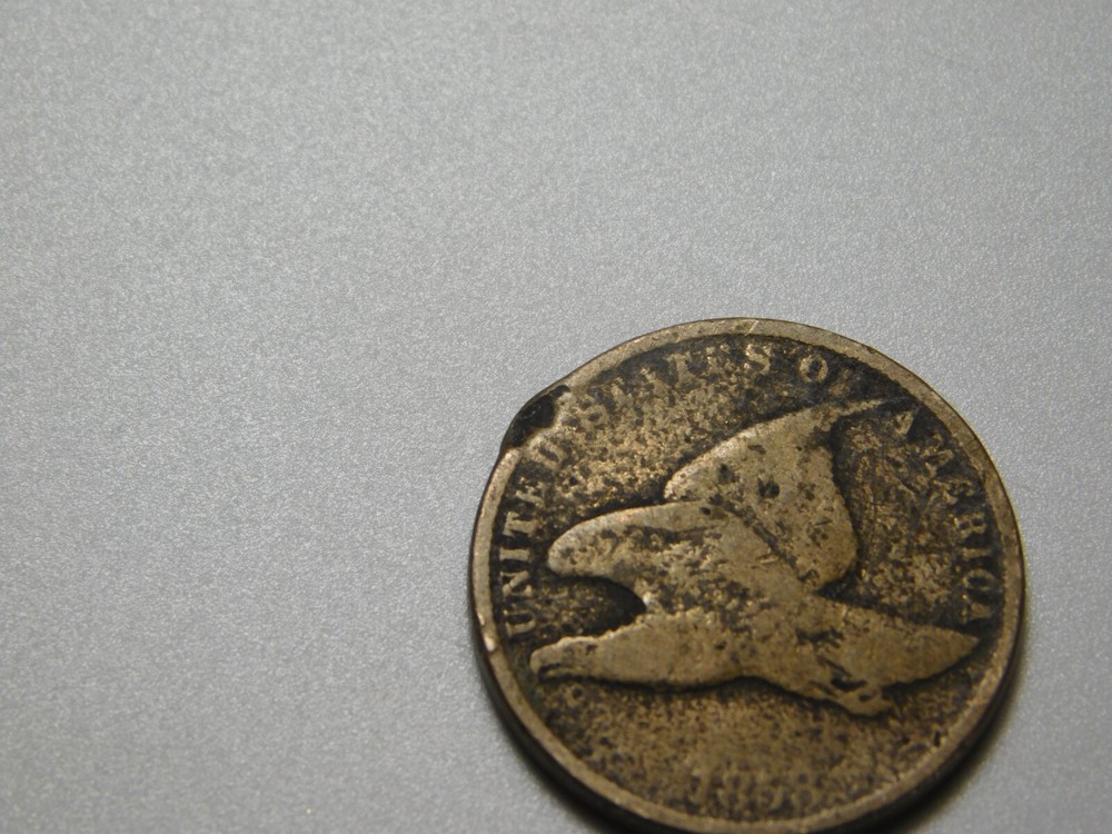 VINTAGE US COINS 1858 FLYING EAGLE ONE CENT