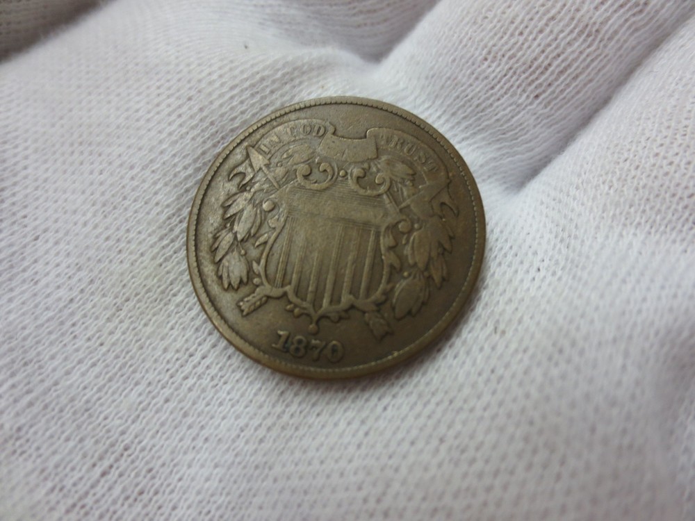 1870 Two Cent Piece (Set Break)