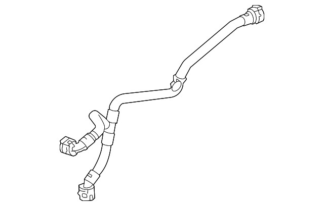 Genuine GM Overflow Hose 86555306
