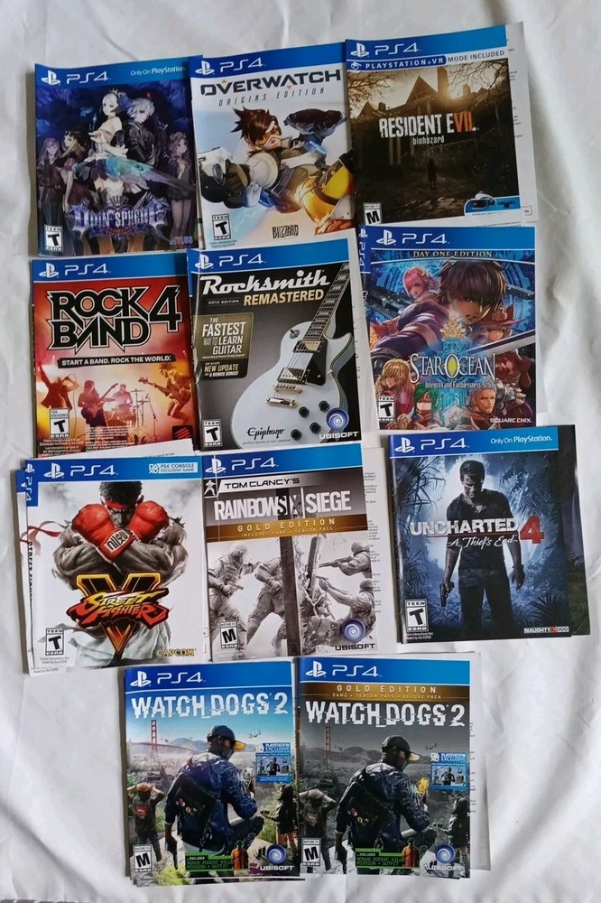 Playstation 4 Replacement Cover Art