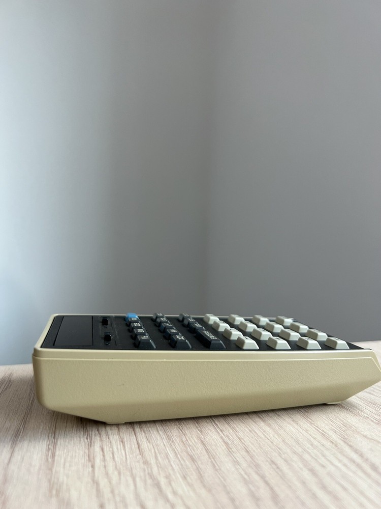 Vintage Hewlett Packard Calculator With Case