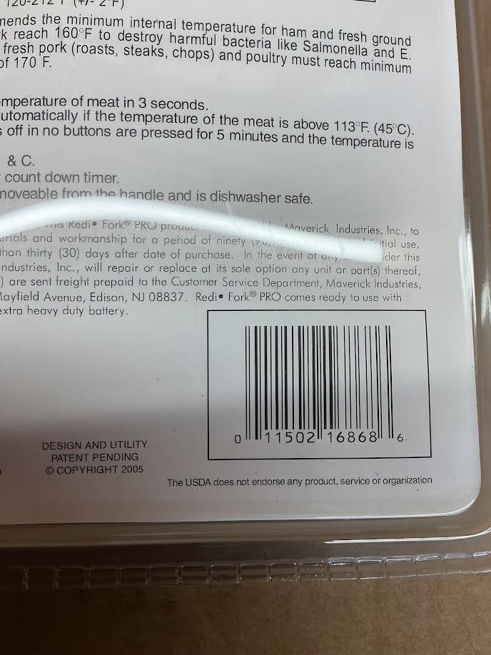 RediFork Pro LCD w/detachable tines