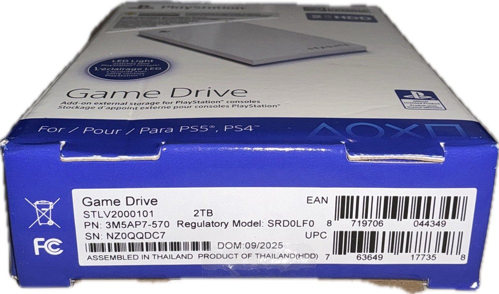 Seagate External SRD0LF0 2TB Micro USB-B to USB-A HDD SRD0LF0