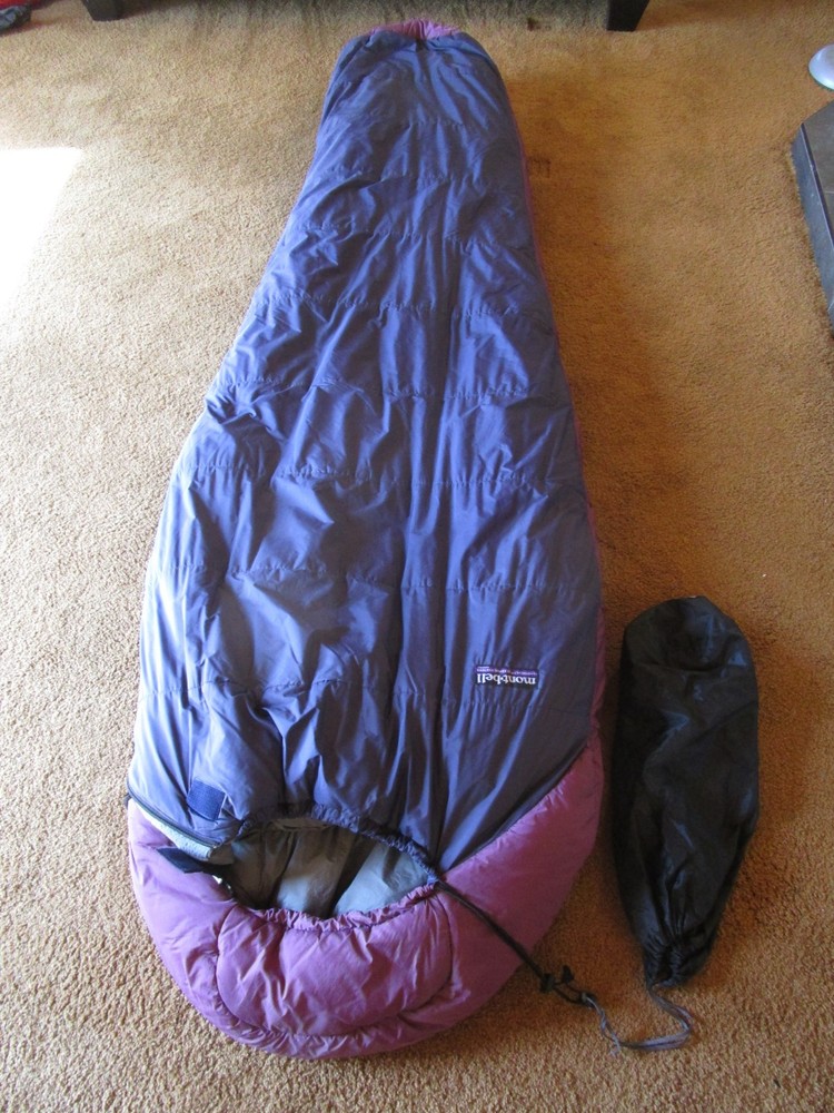 Montbell Dragon Fire sleeping bag long left zip