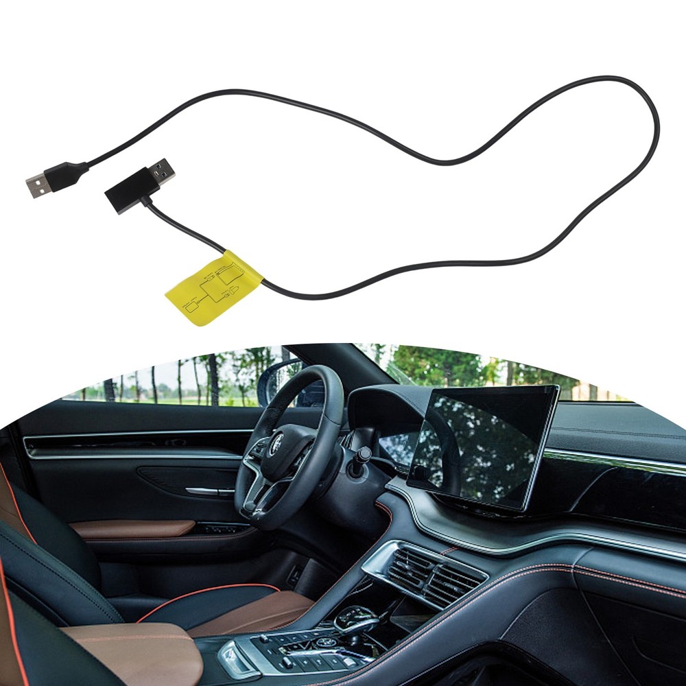For Carplay and For Android Auto USB Power Data YCable Splitter Adapter