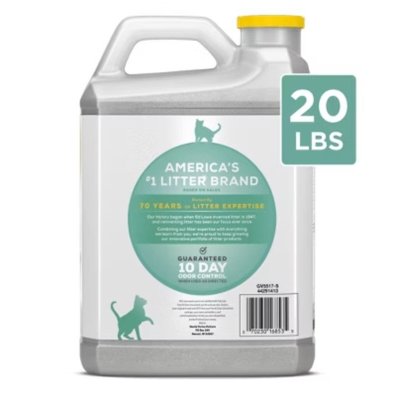 Clean Unscented Clumping Scoop Cat & Kitty Litter for Multiple Cats