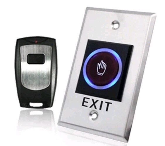 Touchless Infrared Induction EXIT Button Switch with Remote Control for...