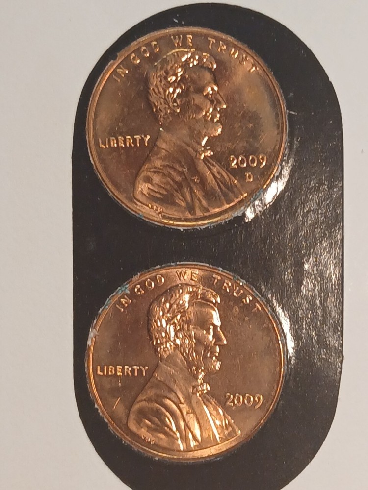 2009 P and D 1 Cent 4 Sets First Day Of Issue .