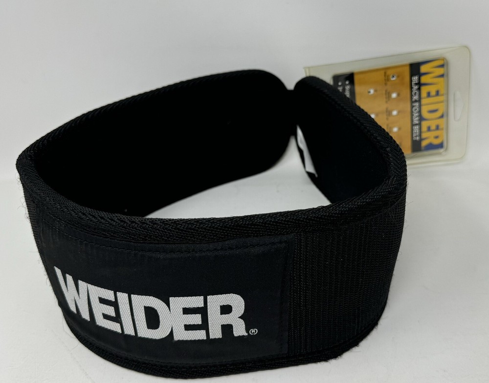 Weider Contoured Lifting Belt Band Size Small Black