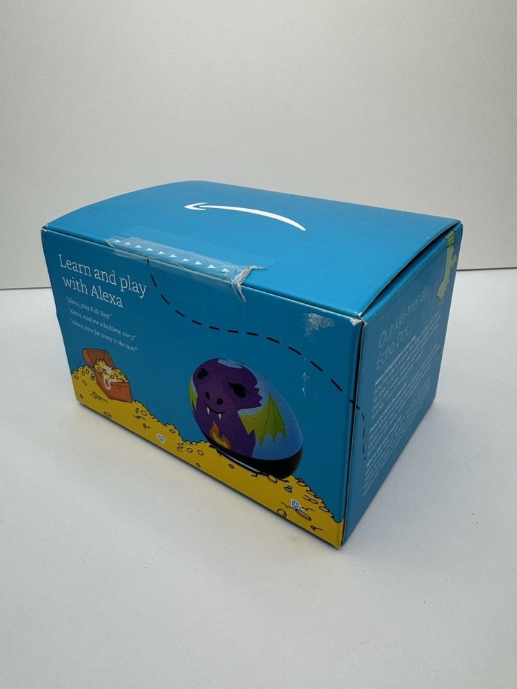 Amazon Echo Dot 5th Generation Kids Edition Alexa Smart Speaker (Dragon)