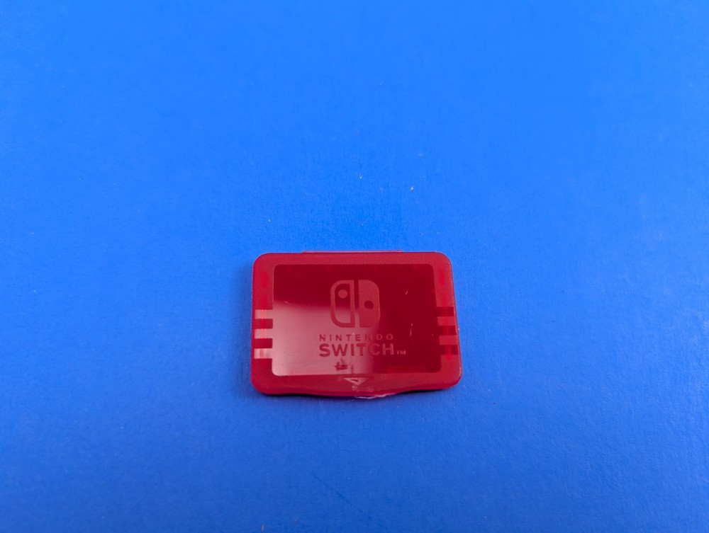 Mini Red Plastic Nintendo Switch Memory Card Case Holder