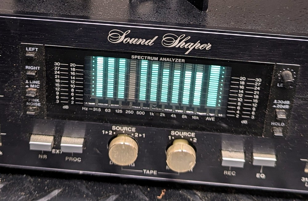 ADC Sound Shaper SS-315 equalizer with spectrum analyzer display